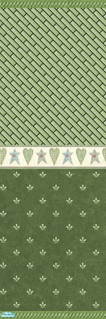 Sims 2 — Set 1 - Part A - Individual Item by maylynn55 — This is Set 1 which consists of olive green walls with matching