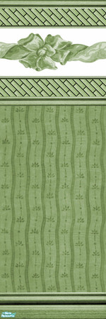Sims 2 — Set 1 - Part A - Individual Item by maylynn55 — This is Set 1, which consists of olive green walls with matching