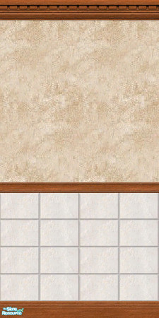 Sims 2 — Marbelized Bathroom Wall by KalicoKat — Add the look of marble to your sim's home without the steep price.