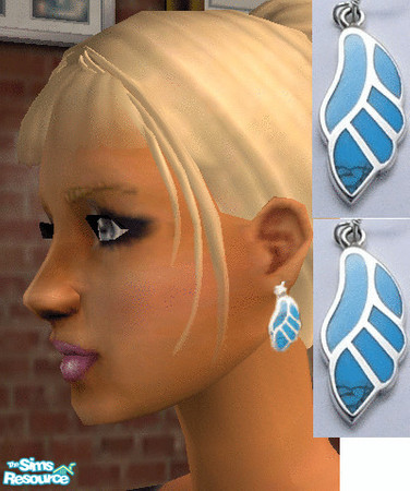 Sims 2 — Blue earrings 2 by janicap — 
