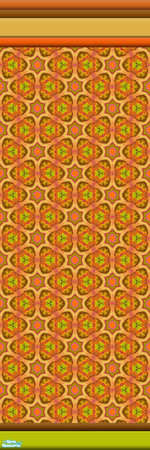 Sims 2 — Zoned - 22 by KittenKiss — Zoned! A fun set of 30 walls with zany colours, funky patterns and coloured cornices