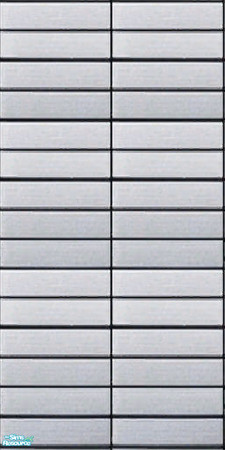 Sims 2 — Stainless steel tiles by viwsim — A stainless steel tiled wall. Seamless.