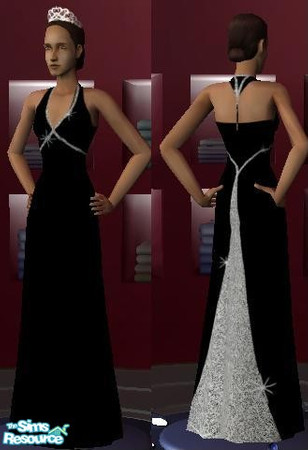 Sims 2 — glitz ballgown by oldmember_want2sing85 — Goregeous halter ballgown with beautiful rhinestone trim and train.
