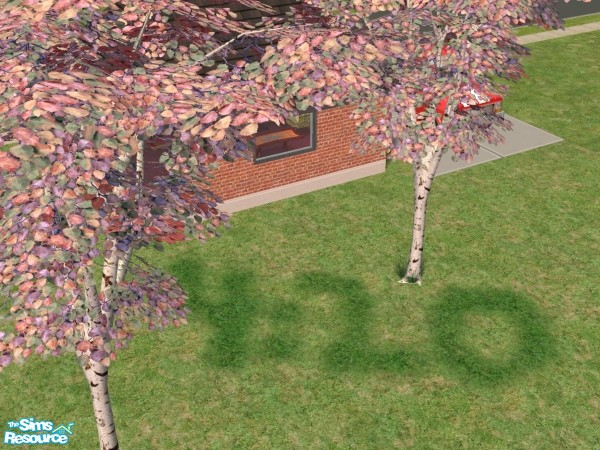 Sims 2 — Colorful Pastel Colored Birch Tree by Agent420 — A color of a birch tree in nice colorful pastel colors. Does