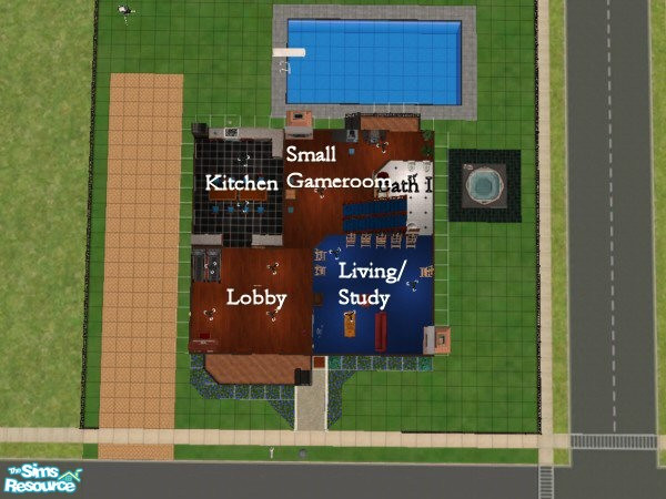 Sims 2 — 3 Boulevard Way by Jonah_Zahndi_Zolohahni — This house comes fully furnished, complete with kitchen,