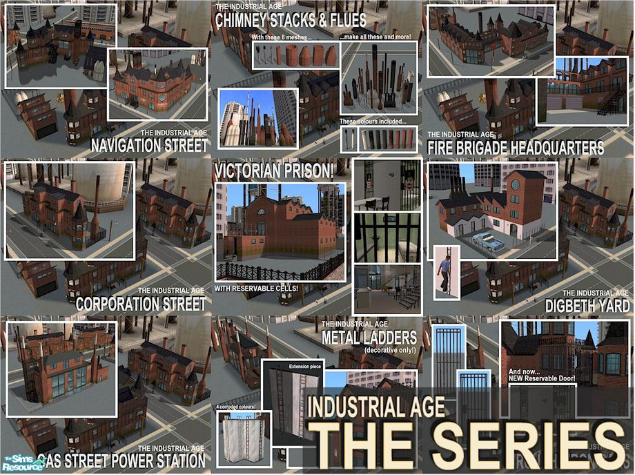The Sims Resource - The Industrial Age Series