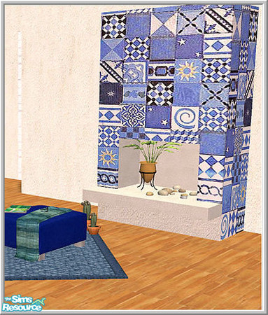 Sims 2 — amalfi fake fireplace by Birgit43 — fits to amalfi living cloned from 2 tile coffeetable