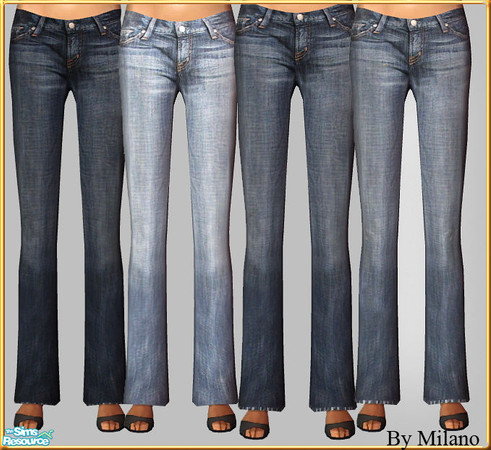 Sims 2 — Simple jeans by milanokat — 