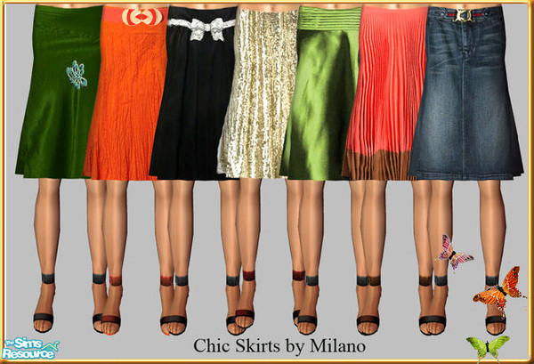Sims 2 — Chic skirts by milanokat — 