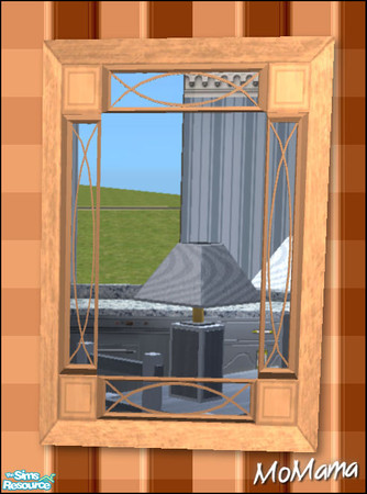 Sims 2 — NK Manor Mirrors - Peach by MoMama — A Manor Mirror in Peach will bring some reflection into your Sims\' lives. 