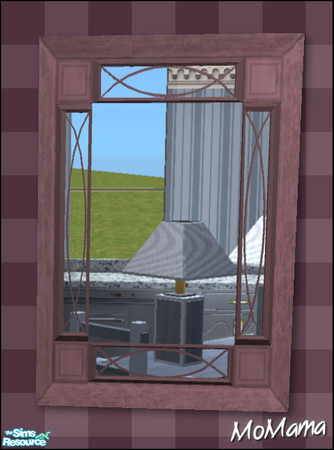 Sims 2 — NK Manor Mirrors - Plum by MoMama — A Manor Mirror in will bring some reflection into your Sims\' lives. 