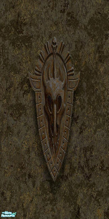 Sims 2 — Temple Guardian II by Eboluh — Just the perfect wall for any temple, dungeon or evil Sim! Hope you enjoy!