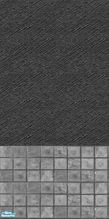 Sims 2 — Steel Kitchen and Bath by Lorah — For your modern home or industrial buildings. Steel tile, panels and weave
