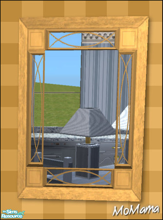 Sims 2 — NK Manor Mirrors - Gold by MoMama — A Manor Mirror in Gold will bring some reflection into your Sims\' lives. 
