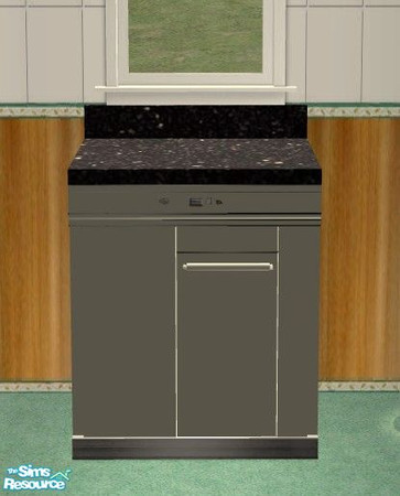 Sims 2 — Chanticleer Kitchen - Trash Compactor by Riverwillows — Cute kitchen in lovely greens and honey pine, featuring