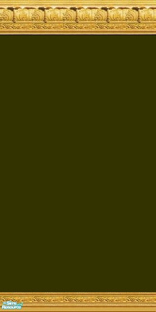 Sims 2 — Green Elegance 1 by debitcard — Elegent green wall with thick gold detailing