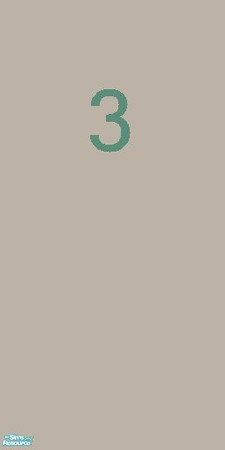 Sims 2 — Industrial Numbers Wall Paint 3 by monks_redemption — No mater what you need to count, parking spaces, doors,