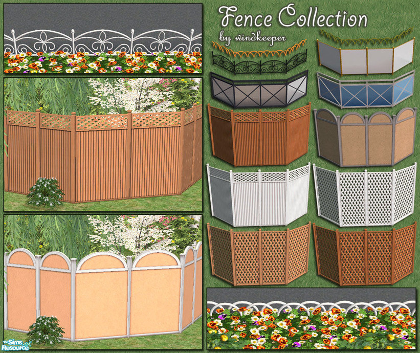 The Sims Resource Fence Collection