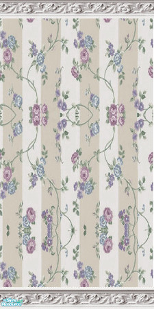 Sims 2 — Floral Stripe by leah2003 — Floral Stripe