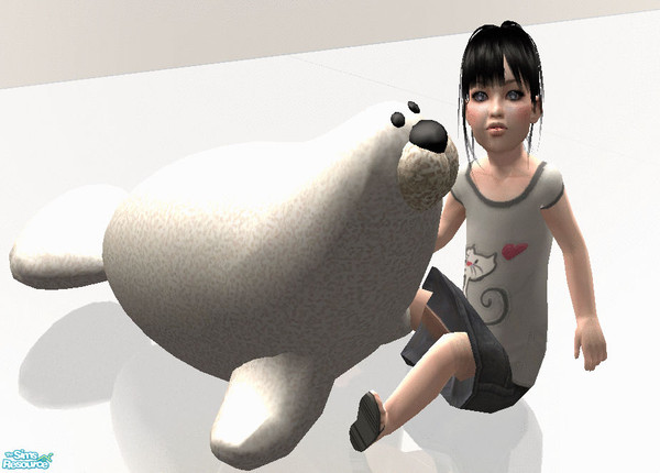 Sims 2 — Cassandre\'s little toy set: seal horse by kibanahnah — A new set of stuffed toys for kids...contains 33 new