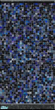 Sims 2 — Mixed Up In Blue Mosaic by Maegen — Beautifully crafted and laid by hand. This isn't the cheap stuff you find at