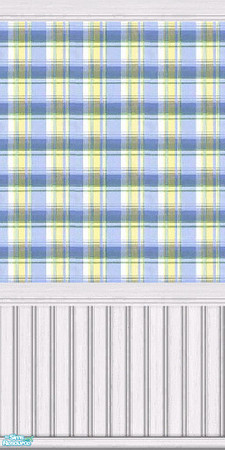 Sims 2 — Basement Board 'Em - nmBlueYellowWBeadBd by Henwen — ~TSRAA~