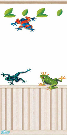 Sims 2 — Frogs on White by Lorah — For children.