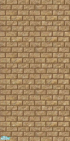 Sims 2 — Brick Collection Sunset Beige by Shakeshaft — A collection of 6 shades of Brick. ** TSRAA **