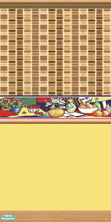 Sims 2 — Kitchen Fruits 03 by Shakeshaft — Part of a collection of 3 Wallpapers and 1 Floor with a fruity theme for the