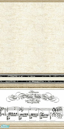 Sims 2 — Not So Strange 5 by Lorah — These walls are a bit modern in red, cream, black and white. Matches my Strange Tile