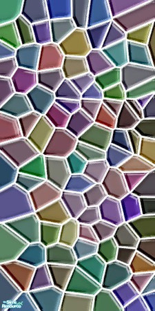 Sims 2 — Broken Tiles - White Grout by Maegen — A very creative way to recycle old ceramic tile. Perfect for residential