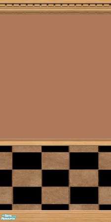 Sims 2 — Chocolate Chip Walls by jewls2115 — Chocolate Chip painted walls - how delicious!!