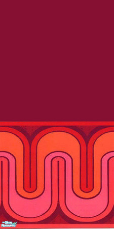 Sims 2 — Dark red retro by viwsim — A dark red wall with retro paneling. Seamless.