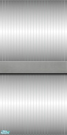 Sims 2 — Elevator Panelling Steel Bordered by Cyclonesue — Brushed steel panel with border - part of the "Urban