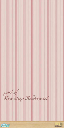 Sims 2 — Romanza Bedroomset - Wallpaper by BetterbeSim — Part of a romanticly styled bedroomset, cast-iron mixed with