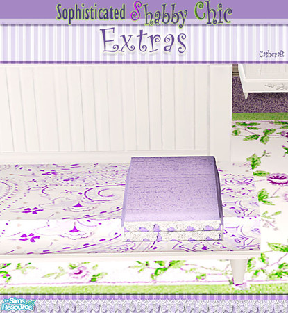 Sims 2 — Sophisticated Shabby Chic Throw by Cashcraft — Decorative extras for your "Sophisticated Shabby Chic"
