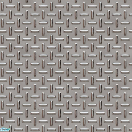 Sims 2 — Industrial Park Steel Flooring by TSR Archive — Commercial Flooring Solution: Non-slip ridges make this the