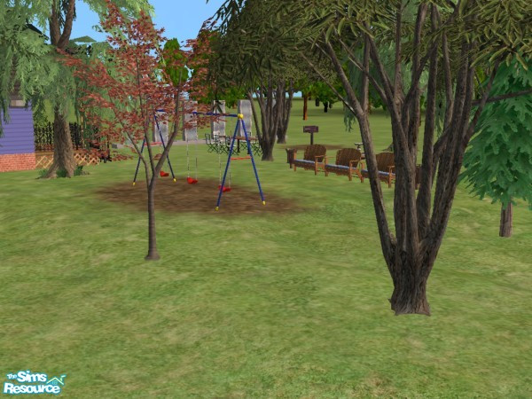 Sims 2 — Playfield Park by jewls2115 — The neighborhood park to go with my Playfield Park series of homes.