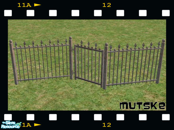 Sims 2 — Windsor Gate 01 recolor by Mutske — Windsor Gate - Recolor Fully working.