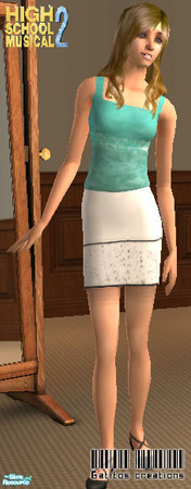 Sims 2 — Sharpay Evans (HSM 2) by __gatitos__ — Sharpay Evans from the movie High School Musical 2. Please do not