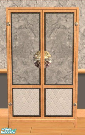 Sims 2 — D2DDM Dynasty Armoire - White by D2Diamond — This fancy dresser matches perfectly with the Diamond Marble Soma