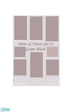 Sims 2 — Paint & Floors Set II by Maegen — Another set by Paint Beautiful and Minhawkin Carpets. Two companies making