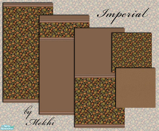 Sims 2 — Imperial by Mekhi — Three wallpapers and two carpets for your sims, enjoy! :D