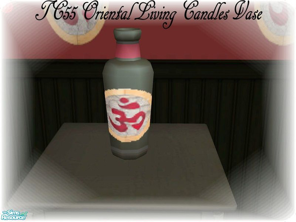 Sims 2 — TC55 Oriental Living Livingroom Set - Vase by luvmy7 — A nice vase to match my TC55 Oriental Living Living Room