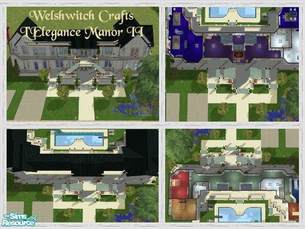 Sims 2 — L'Elegance II by WelshWitch — By request from Jade_, I created a 2nd L'Elegance styled lot, I hope you all like