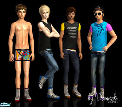 Sims 2 — Basket Teenagers by doumeki — Basket Teenagers Boys