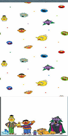 Sims 2 — Sesame Street 3 by Lorah — The Sesame Street Collection for children with Big Bird, Bert and Ernie, Cookie