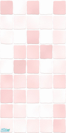 Sims 2 — MDP Pastel Pink Wall Tile by MelandStv — There are 6 colourful wall tiles in this set. They are part of my