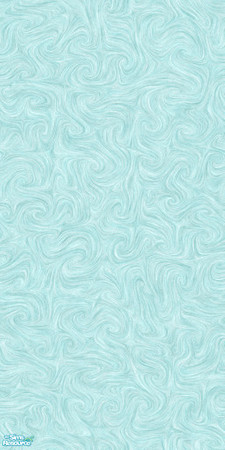 Sims 2 — MDP Pastel Teal Swirl Solid by MelandStv — There are 6 colours and 2 textures for a total of 12 walls in this