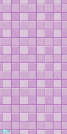 Sims 2 — Purple Tiled Wall by KalicoKat — Give your sim's bathroom a cool and funky look with this wall. Goes great with